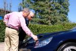 delivering the car to the client